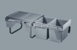 Vsuvn odpadkov 2- ko Komfort s chyty dvek, 2x15 l, K45-ed plast