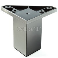 noka plast H80mm 38x38 RAL 9006