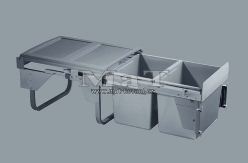 Vsuvn odpadkov 2- ko Komfort s chyty dvek, 2x15 l, K45-ed plast