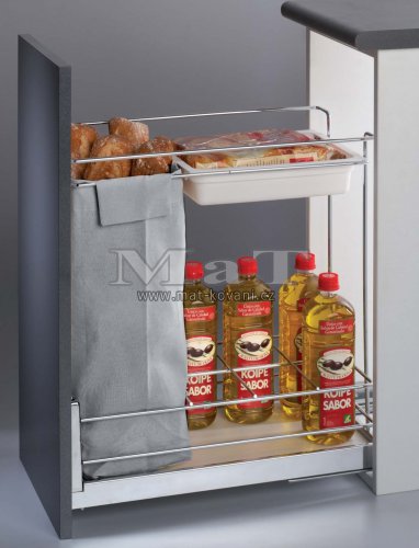 Plnovsuvn dvojko Compact spodn s chyty na dvka, na lahve a peivo do 40cm skky
