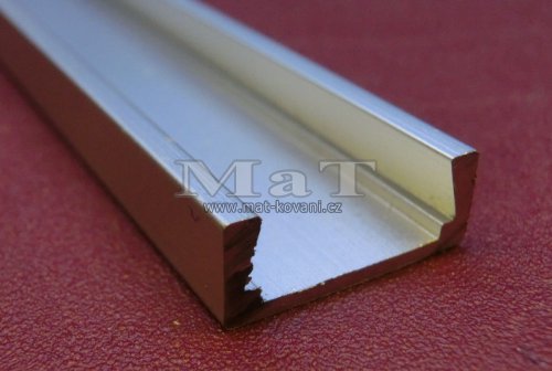 Al profil pro LED psky FLAT - horn mont