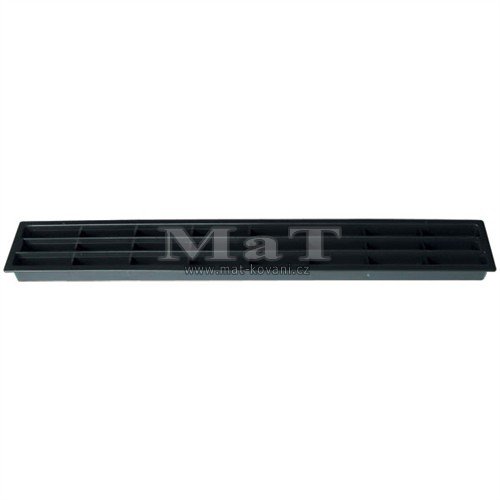 Mka vtrac plastov ern 65x458mm