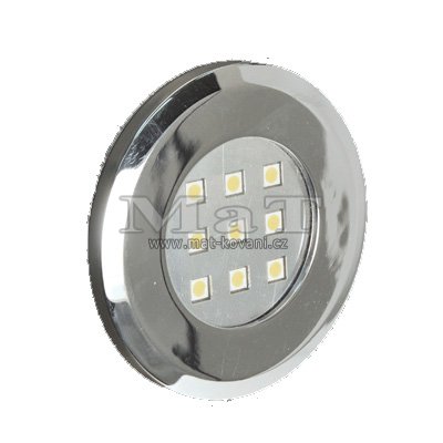 Svtidlo LED chrom kruh O 80 H9mm 2,5 W