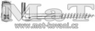 Skoba 5,8x80mm zn 465152