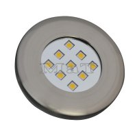 Svítidlo LED nerez kruh O 80 H9mm 2,5 W