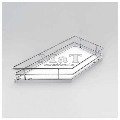 Ko 45 Compact k bonmu rmu - lev, 216x88x478 mm, pln dno, chrom