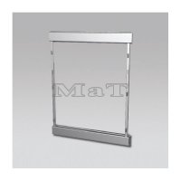 Plnovsuvn rm bon Compact - lev, 610x480 mm, stbrn komaxit