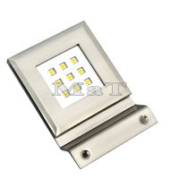 Svtidlo LED nerez tverec s pch. 80x80 H22mm 2,5 W