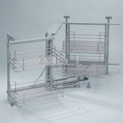 slep roh s tlumenm dovenm - Lev, 860x450x620 mm, chrom