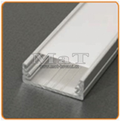 Al profil pro LED psky WIDE ANODIZOVAN 2000mm