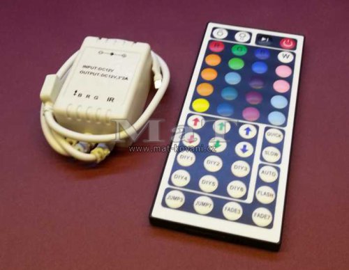 LED RGB adi s dlkovm ovldnm pro RGB psky 72W 44tl.