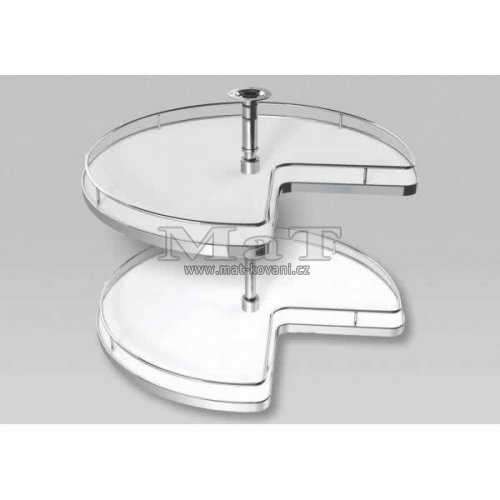 Karusel Compact A - 270, pln dno, 710x710x630-730 mm, chrom