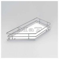 Ko 45 Compact k bonmu rmu - lev, 216x88x478 mm, pln dno, chrom