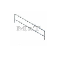 Rozdělovník podélný - railing pro lamino, komaxit šedý