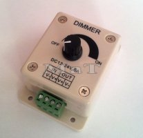Stmva pro LED s manulnm ovldnm 12V,96W,8A