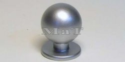 Knopek kovov KUGEL 25 Cr mat