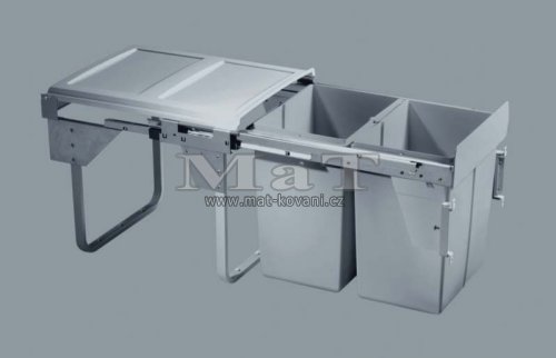Vsuvn odpadkov 2- ko Komfort s chyty dvek, 2x20 l, K45-ed plast