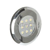 Svtidlo LED chrom kruh O 80 H9mm 2,5 W