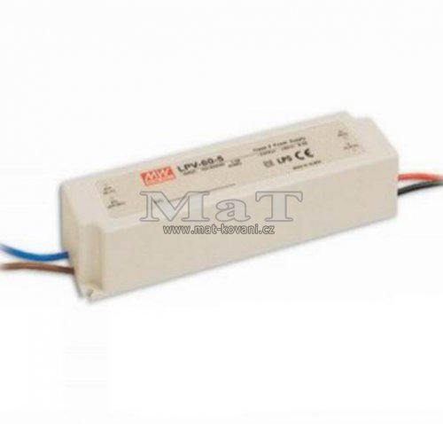 LPV 100W stejnosmrn spnan zdroj 12V 230VAC/50Hz/12V=/8,33A/100W IP67
