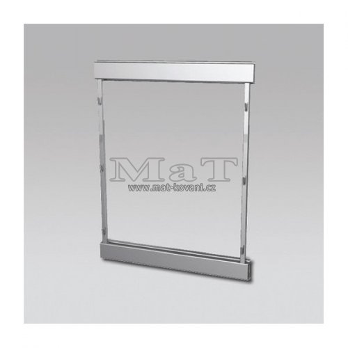 Plnovsuvn rm bon Compact - prav, 610x480 mm, stbrn komaxit