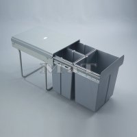 Vsuvn odpadkov 3-ko, 2x10 l+1x20 l, ed plast
