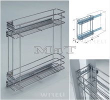 plnovsuvn dvojko bon s tlumenm dovenm-prav, 160x460x480 mm, chrom