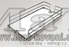 ko pro potravinovou sk, 400, pln dno, 350x480x96 mm, chrom