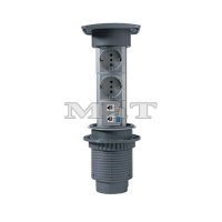 zsuvkov v Klasik RAL 9006 2xzsuvka 230V+2xdata IT