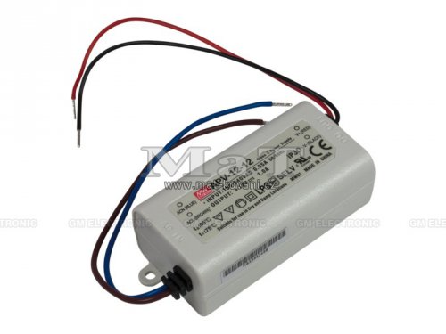 APV 12V/12W/1A stejnosmrn spnan zdroj 12V 230VAC/50Hz/12V=/8,33A/100W IP67