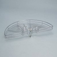 karusel 180°, 750x400x140 mm, chrom (1xkoš+pant+háček)