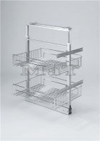 Plnovsuvn potravinov sk s tlumenm dovenm do 30 korpusu -240 x 510 x 670-870 mm, (2 koe)