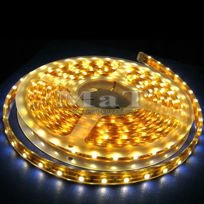 LED psek 60 LED/m 4,8W/m bl tepl pro venkovn pouit IP68