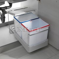 odpadkov Ko 16L+16L ed 97DE/3 INOXA