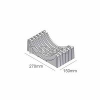 Zsobnk na tale pro vsuvn koe Compact s chyty dvek, 150x270 mm, plast bl