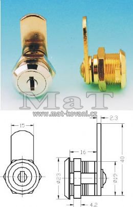 Zmek lamelov 505-16 mosaz ARMSTRONG